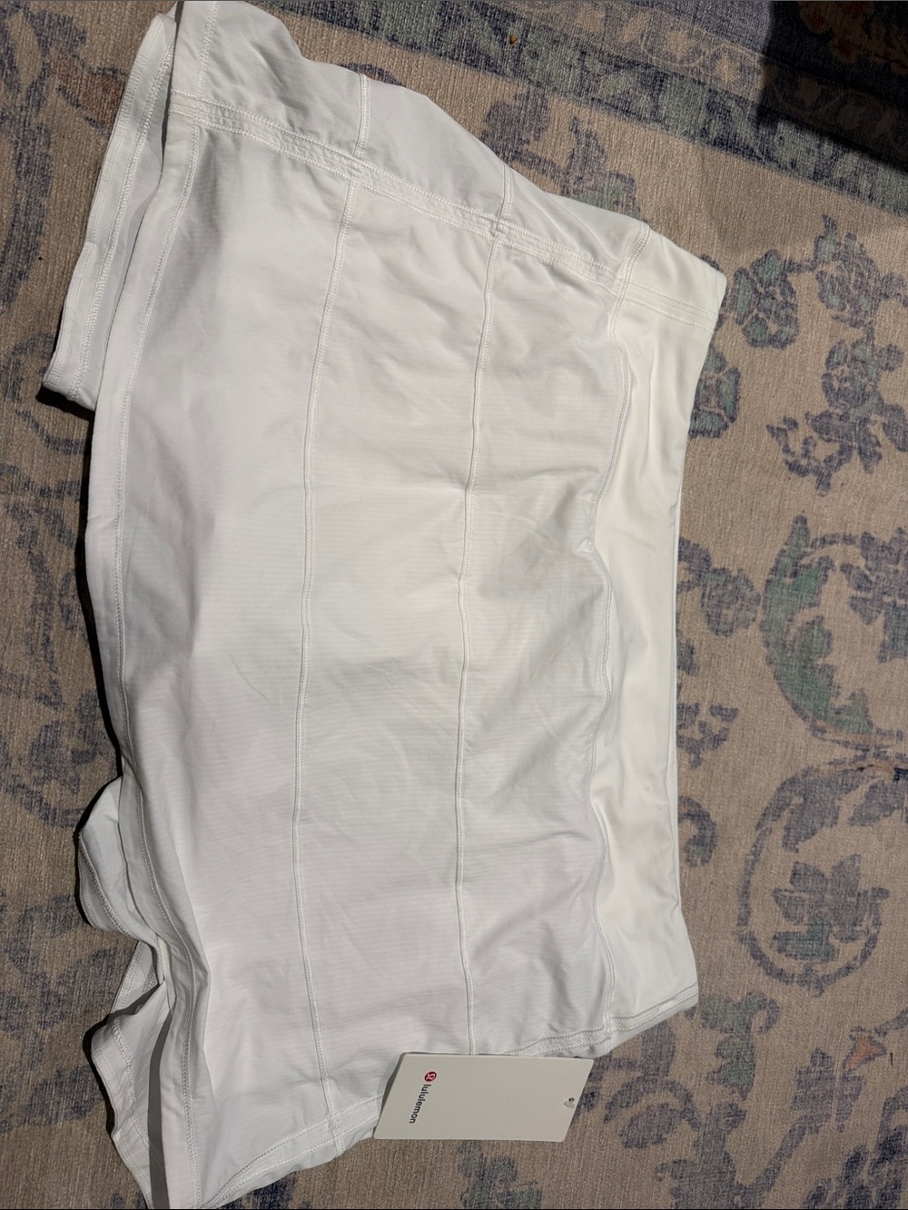 lululemon athletica Women’s  White Pace Rival MR Skirt *Long